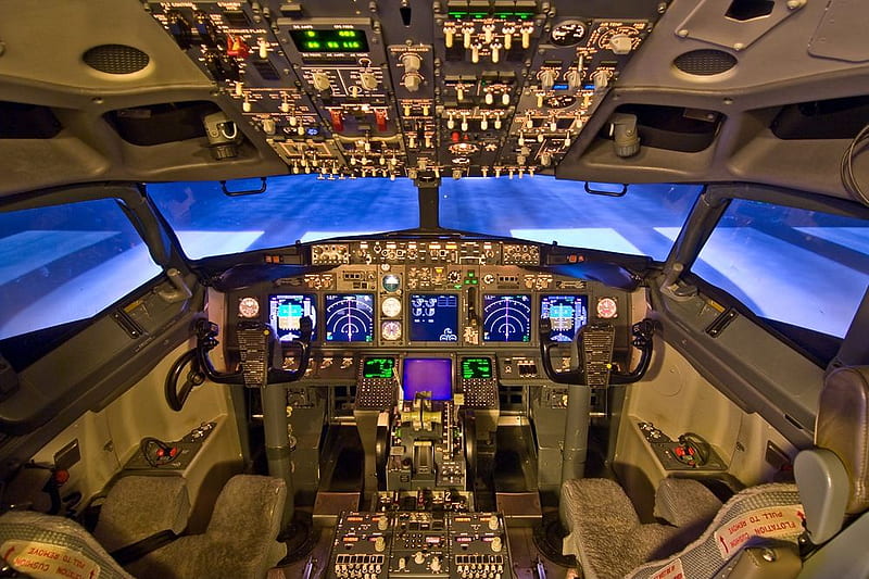 Boeing 737 Cockpit, airliner, cockpit, boeing, boeing 737, HD wallpaper |  Peakpx