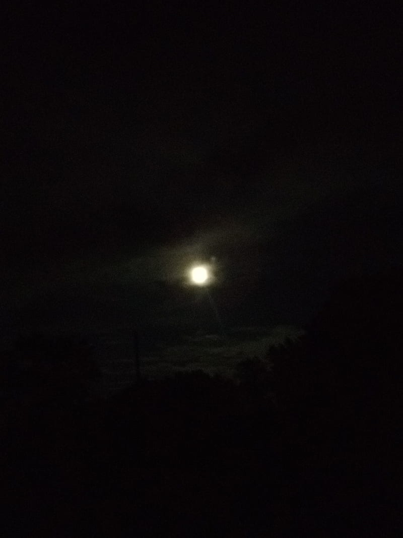 Full moon , darkness, full moon, night, on friday the 13th, sky, HD phone wallpaper