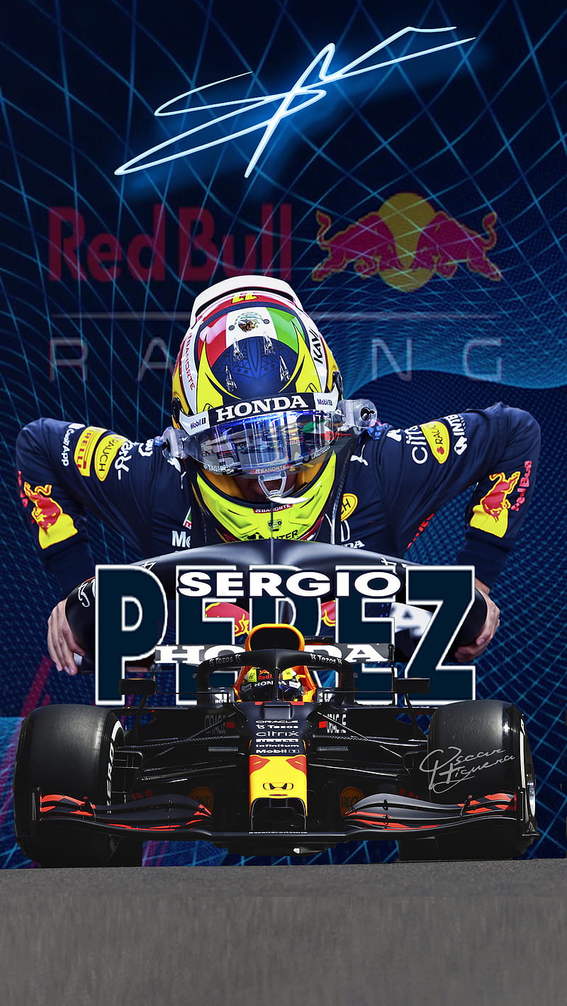 Checo Perez red formula1 red bull f1 red bull racing HD phone  wallpaper  Peakpx