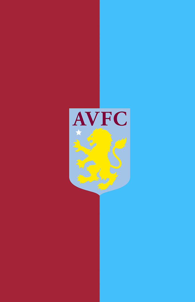 Aston Villa w Badge, aston villa, football, soccer, HD phone wallpaper