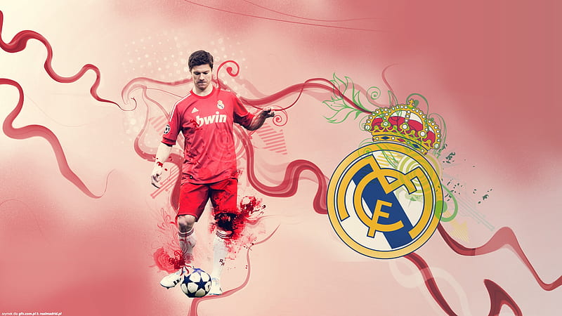 Xabi Alonso, red, real madrid, football, Spanish, Real Madrid CF, Soccer, HD wallpaper
