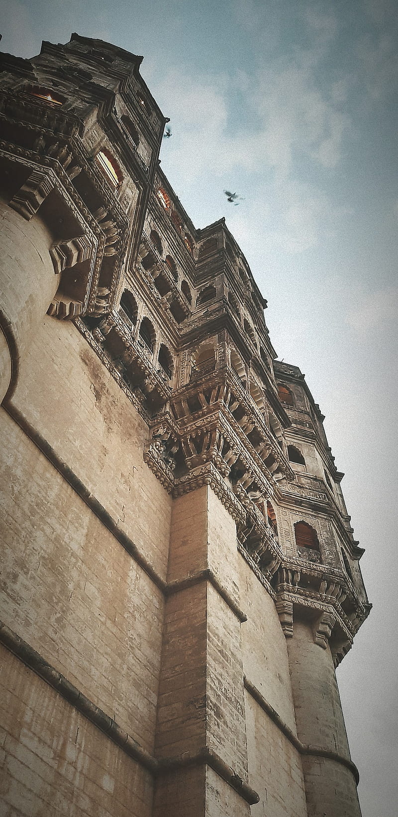 High , architectural, best, carving, fort, india, royal, sky, strong, work, HD phone wallpaper