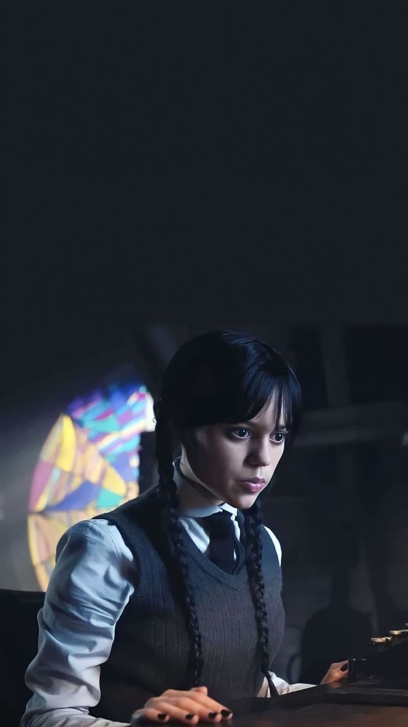 Jenna Ortega as Wednesday HD phone wallpaper  Peakpx