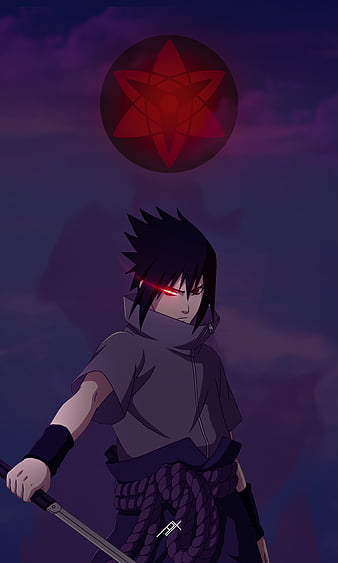 Look At Sasukes Outfit From The Back  Naruto Wallpaper Iphone Transparent  PNG  493x908  Free Download on NicePNG