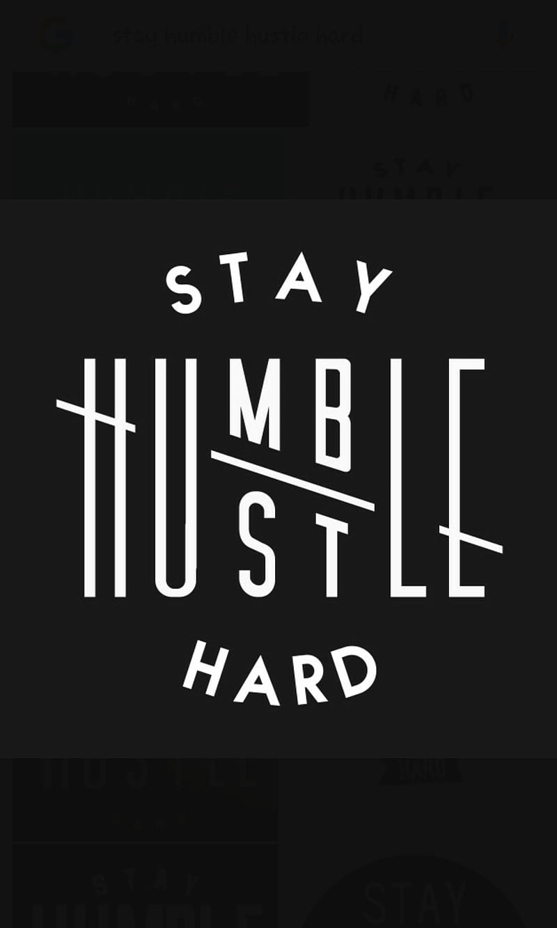 Work Hard Stay Humble Concept Stock Photo - Alamy