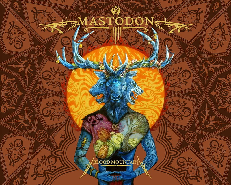 Mastodon Blood Mountain, sludge metal, mastodon, blood mountain, progressive metal, HD wallpaper