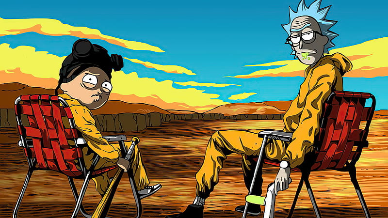 Playera rick y 2025 morty breaking bad