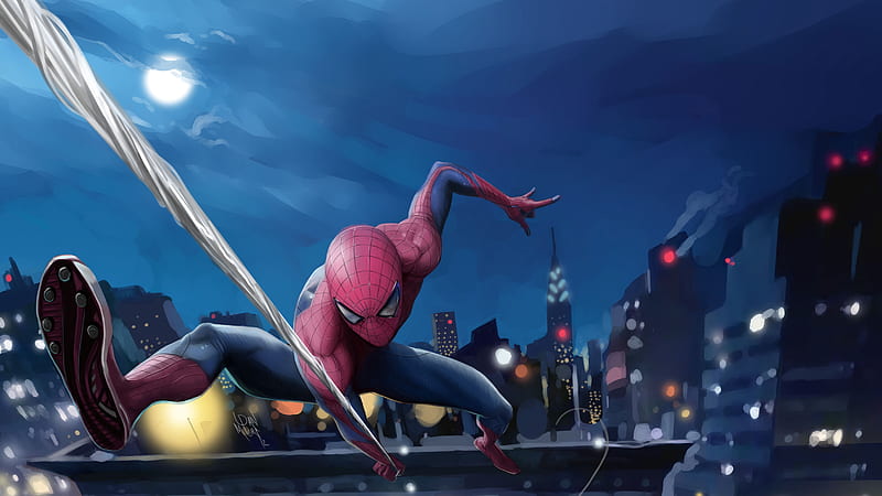 Spiderman Digital Art, spiderman, digital-art, artwork, behance, superheroes, HD wallpaper