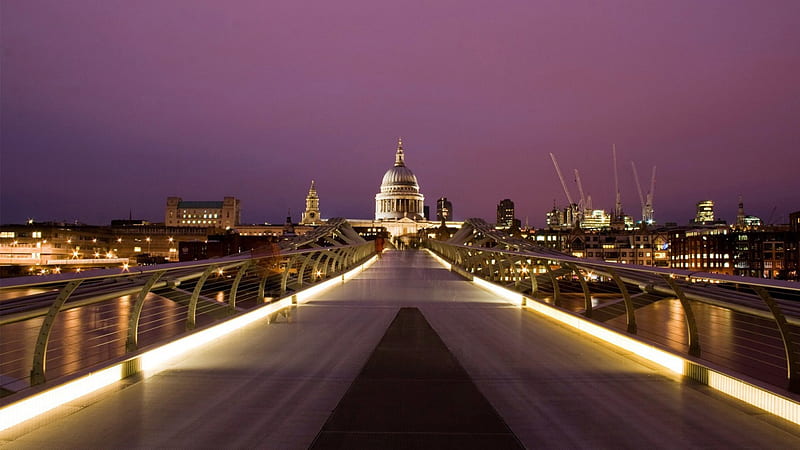 Millennium-Bridge-London., floyd, beliat, hjfm, watchmaker, HD wallpaper
