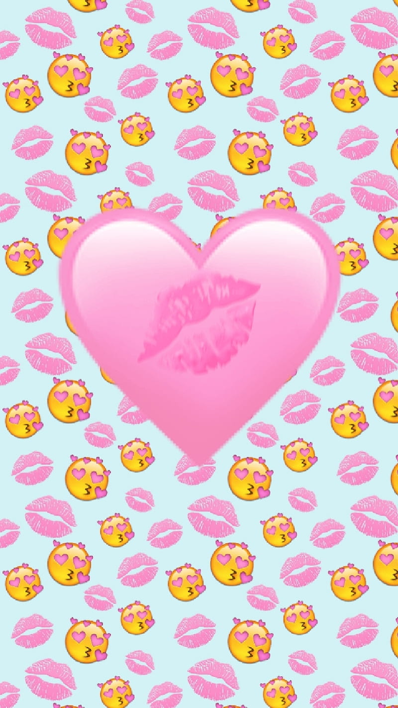 Emoji amor, emojis, corazones, labios, rosas, Fondo de pantalla de teléfono  HD | Peakpx