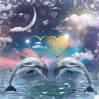 Download Free Android Wallpaper Dolphins - 4312 - MobileSMSPK.net