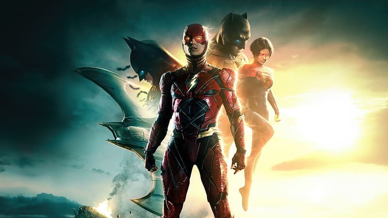 The Flash Movie New Poster, the-flash-movie, the-flash, flash, supergirl, batman, superheroes, 2023-movies, movies, artwork, artist, behance, HD wallpaper