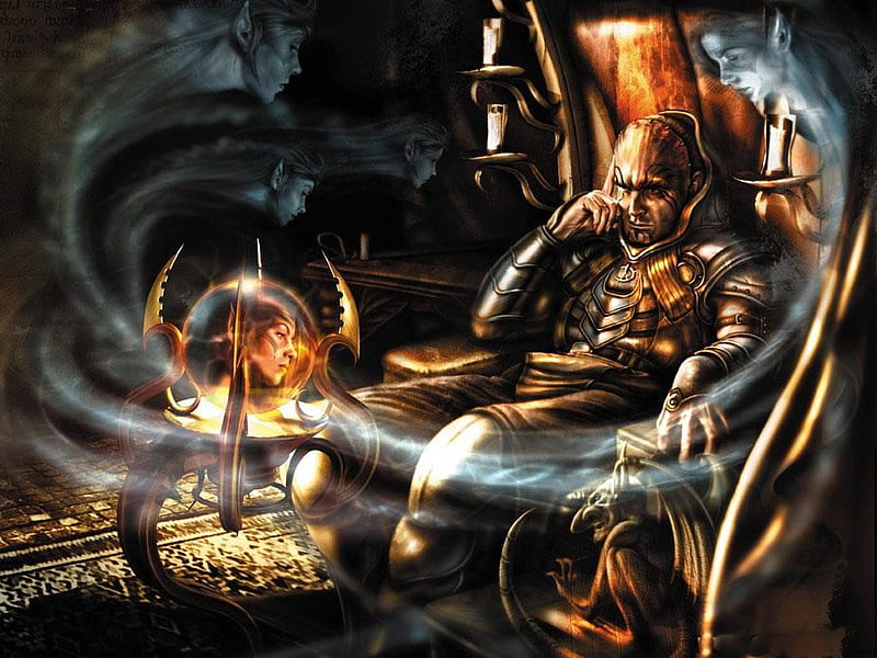 Baldurs Gate, fantasy, dark art, dark, graphics, its so cool, HD wallpaper