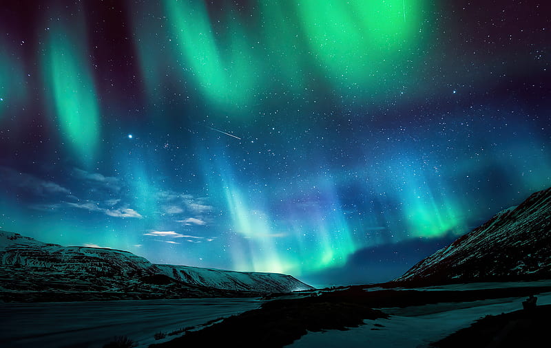 Aurora Borealis Northern Lights , northern-lights, aurora, nature, HD wallpaper
