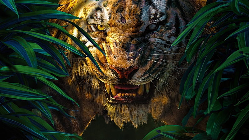 The Jungle Book Shere Khan, HD wallpaper