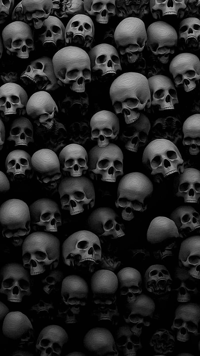 Black skull iphone HD wallpapers  Pxfuel