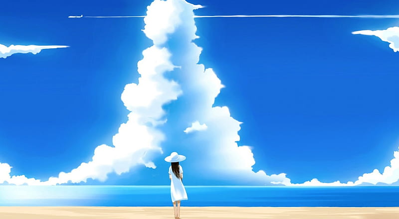 Standing Still, 3d, nice, sharp, anime, HD wallpaper