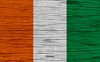 Download wallpapers Cote d Ivoire flag, 4k, grunge, flag of Cote d