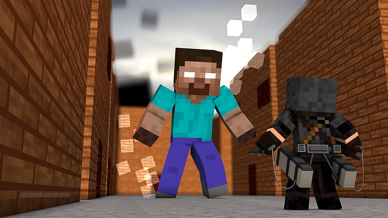 Minecraft Character, Black Plasma Studios, HD wallpaper