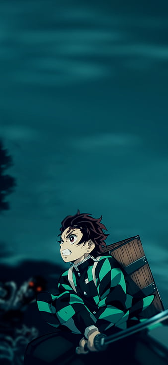 Kimetsu no Yaiba, anime, demon hunter, drawing, manga, shonen, shonen jump,  tanjiro, HD phone wallpaper