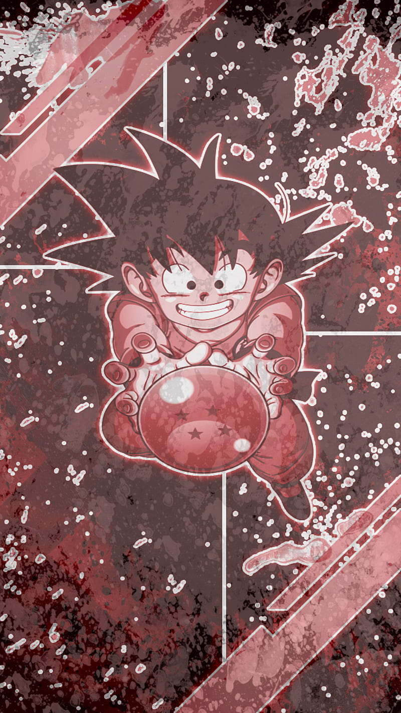 Kid Goku, anime, dragon ball, dragon ball z, dragonball, dragonballz, inuyasha, marvel, one piece, son goku, HD phone wallpaper