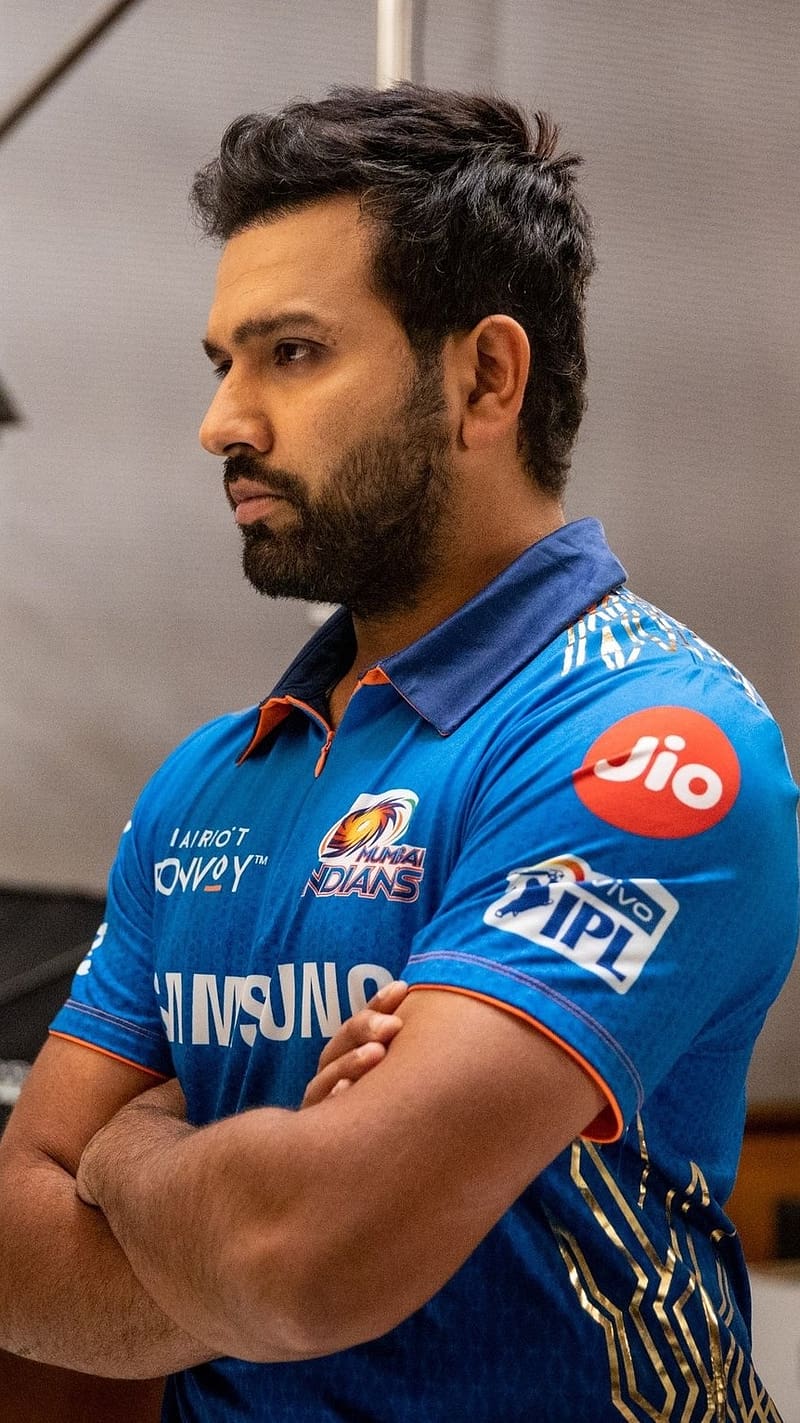 Rohit Sharma , Portrait, cricketer, hitman, HD phone wallpaper