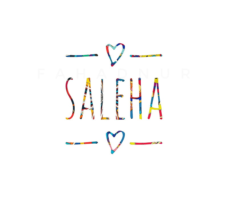Saleha - Name Art, blue, fahad noor, fahadnoor, fahadnoor090, flowers, galaxy, girl, instagram, name art, name design, name pics, saleha name art, saleha name design, saleha name pics, skull, space, typography, HD wallpaper