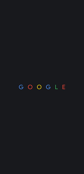 Google, black, dark, logo, minimal, HD phone wallpaper