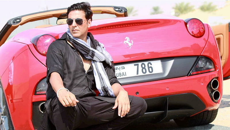 Akshay Kumar In Black Kurta, HD wallpaper