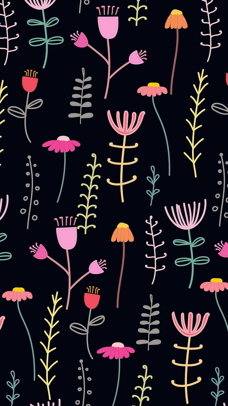 Foliage Pattern, adorable beautiful, aesthetic secret garden, colorful  trending, HD phone wallpaper | Peakpx