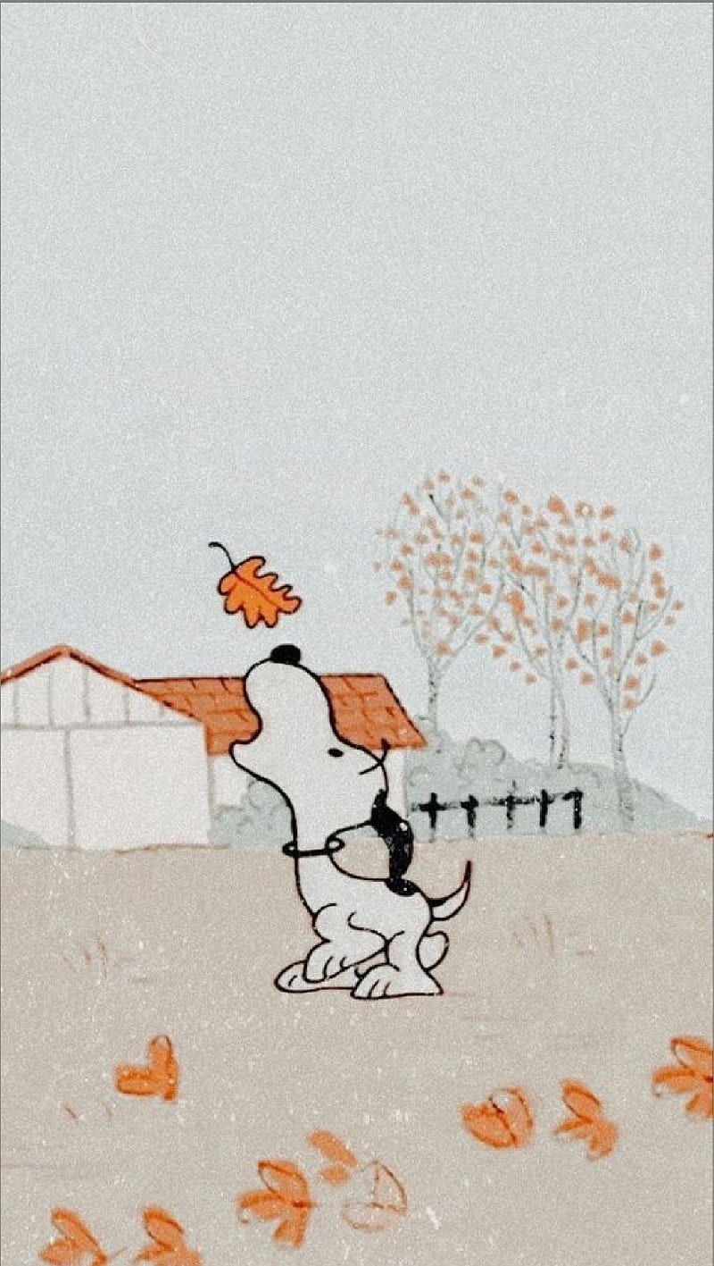 Fall, autumn, charlie brown, snoopy, HD phone wallpaper | Peakpx