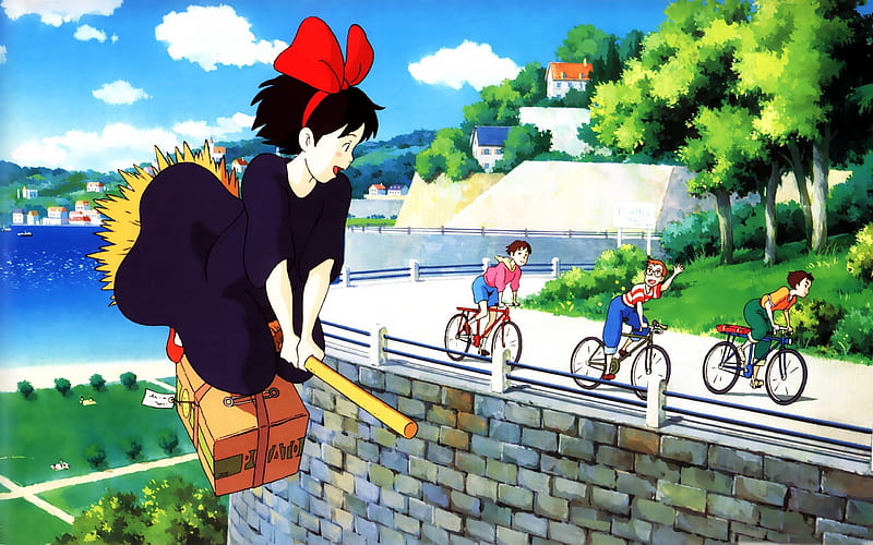 kikis delivery service-Cartoon characters, HD wallpaper