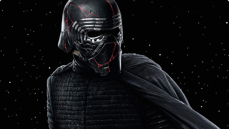 Star Wars The Rise Of Skywalker Kylo Ren With Black Warrior Dress And Black Helmet Movies Hd Wallpaper Peakpx