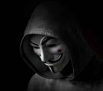 Anonymous with Orange Eyes Wallpaper, HD Hi-Tech 4K Wallpapers