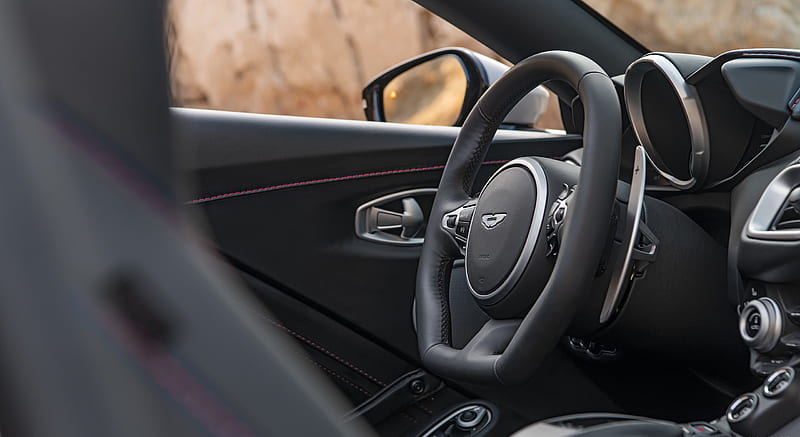 2021 Aston Martin Vantage Roadster (Color: Spirit Silver; US-Spec) - Interior, Detail , car, HD wallpaper 2021 Aston Martin Vantage Roadster (Color: Spirit Silver; US-Spec) - Interior, Detail , car, HD wallpaper