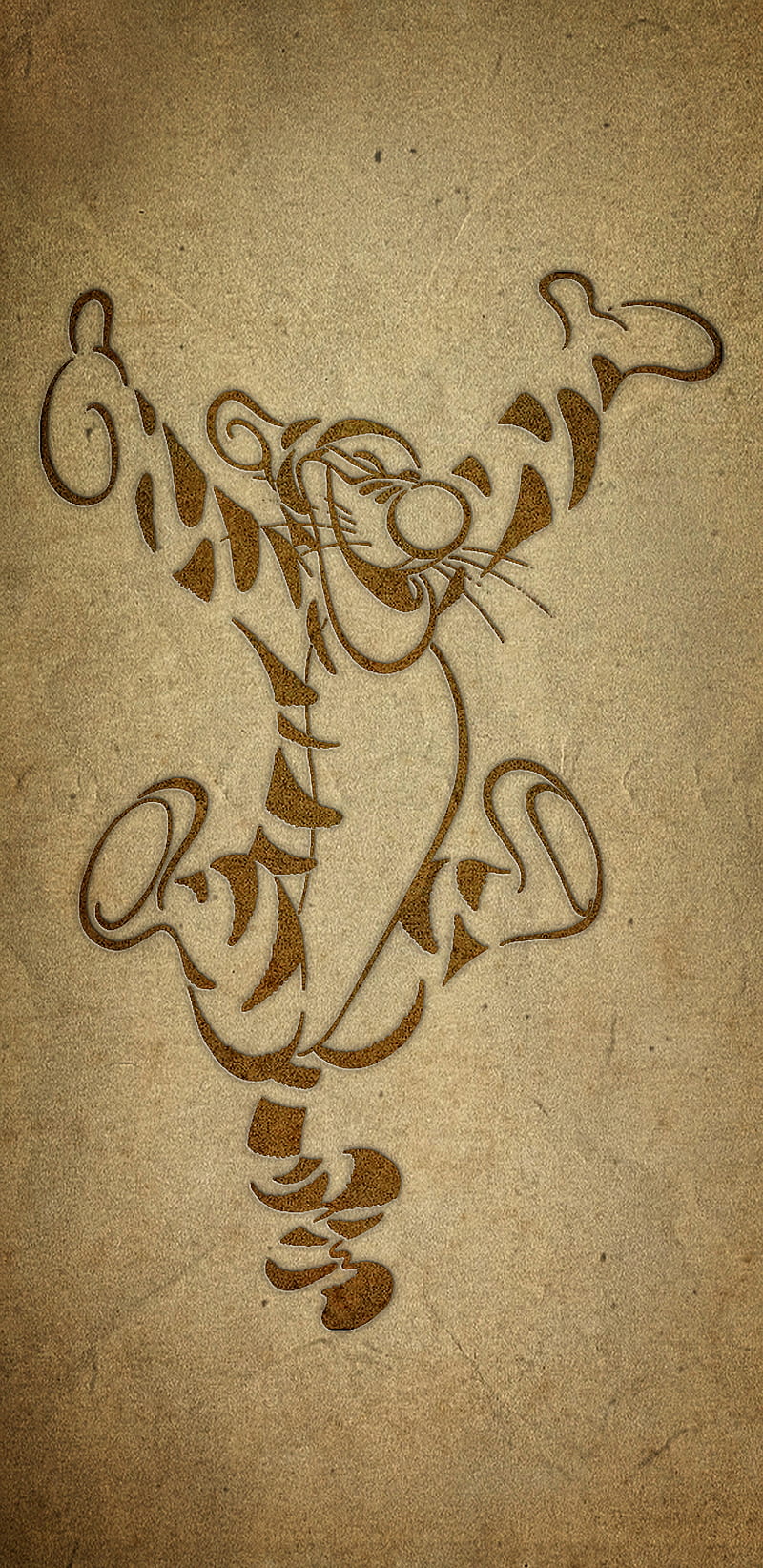 Tigger Board, disney, wraitude, pooh, hundred acre wood, abstract, HD phone  wallpaper | Peakpx