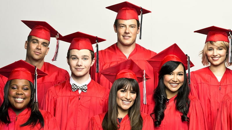 Glee Graduation, glee, tv show, fox tv, graduation, HD wallpaper