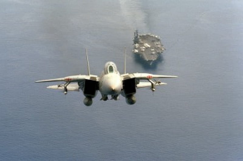 Indian Ocean Excersizes, fighter, recon, carrier, jet, wing, HD wallpaper