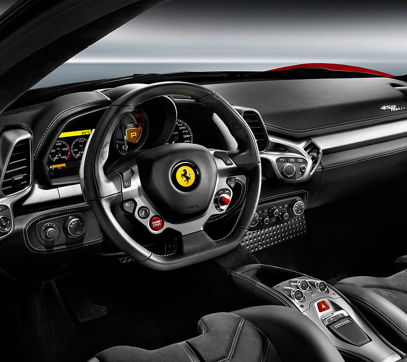 458 Italia, ferrari, interior, supercar, HD wallpaper | Peakpx