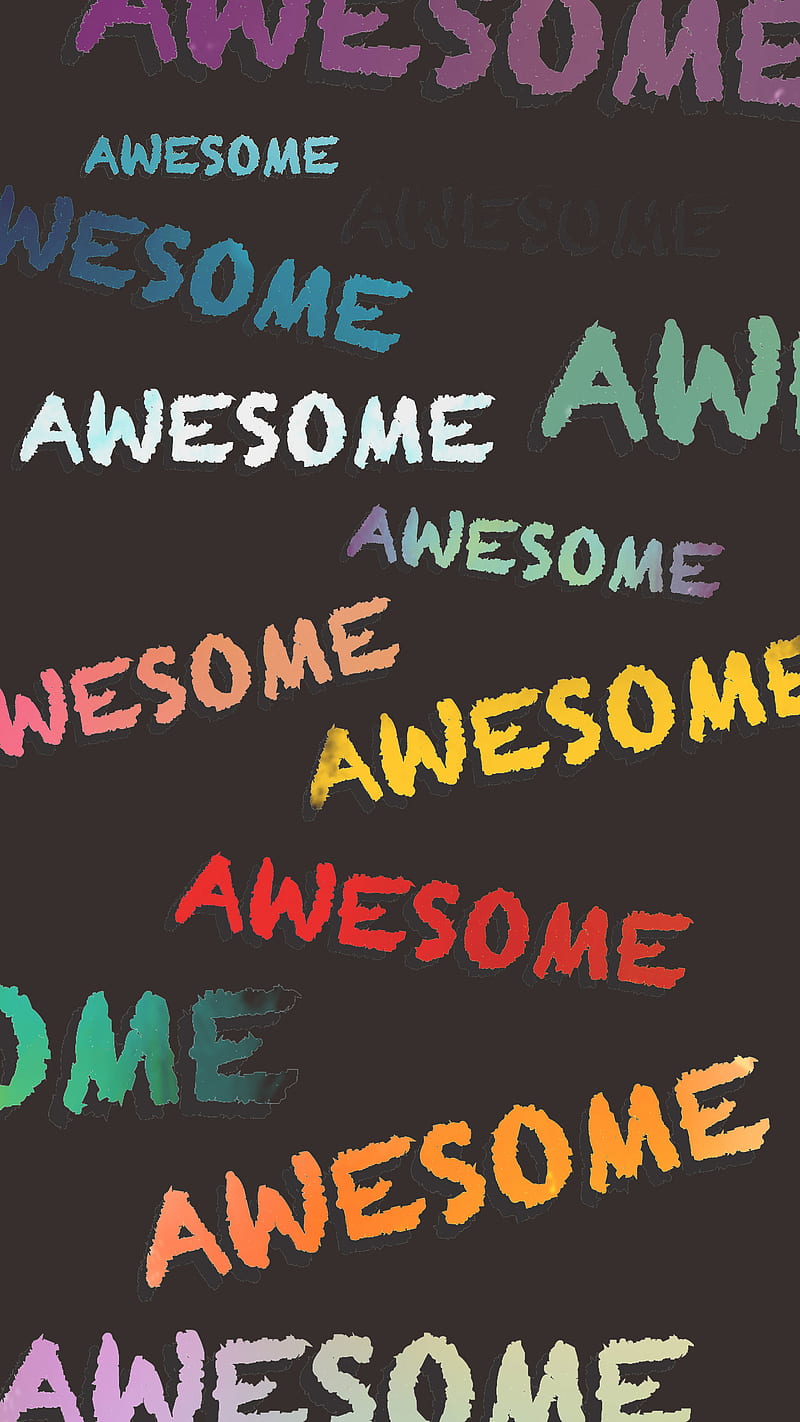 the word awesome images