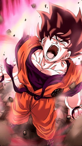 Goku Kaioken in DBZ Wallpaper by patrika