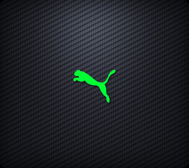 Puma , green, logo, HD wallpaper