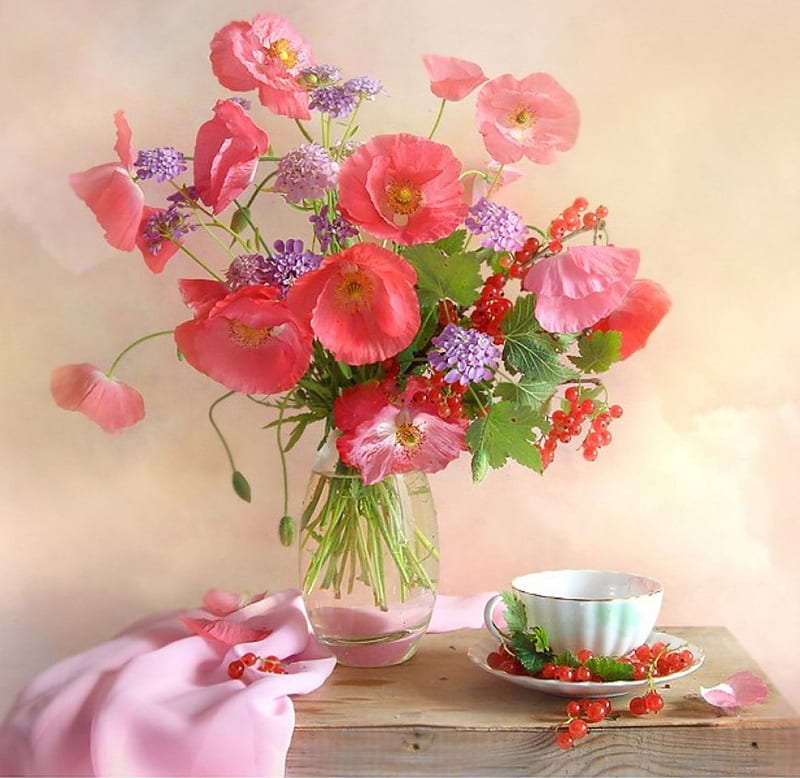Still Life, colorful, flowers, elegant, HD wallpaper | Peakpx
