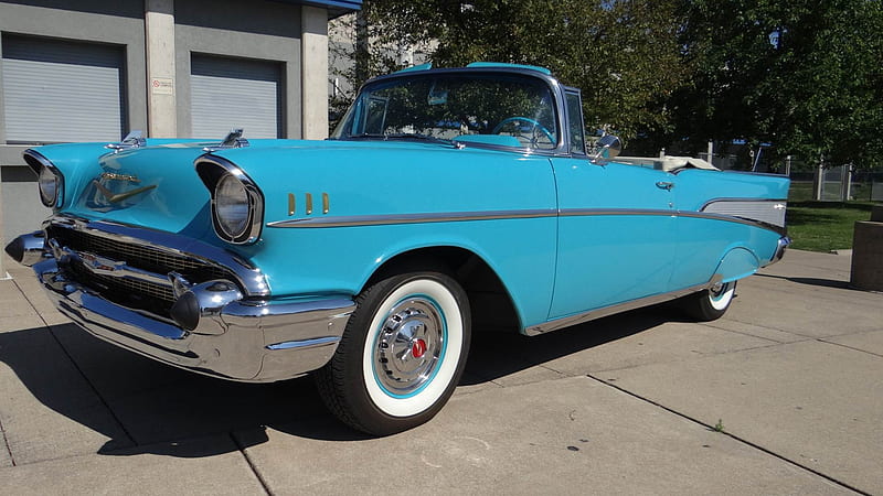 1957 Chevrolet Bel Air Convertible, Old-Timer, Convertible, Car ...