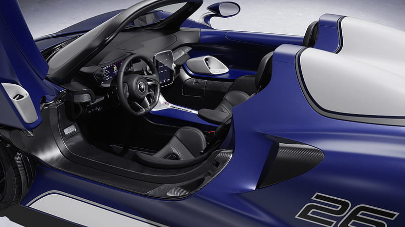 McLaren Elva Roadster Windscreen 2021 Interior, HD wallpaper