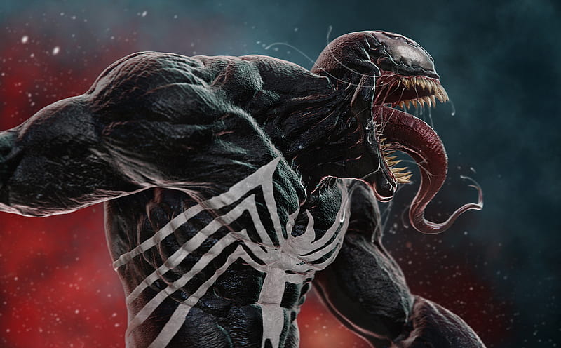 Art Of Venom, venom, superheroes, artstation, artwork, digital-art, artist, HD wallpaper