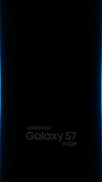 s7 edge blue logo, edge, galaxy s7 edge, samsung, HD mobile wallpaper