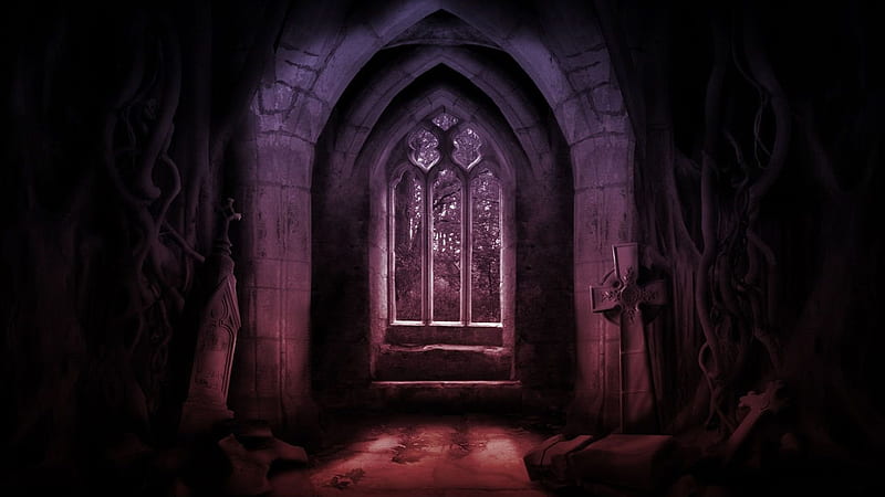 Dark Inside Church Door Background Dark, HD wallpaper