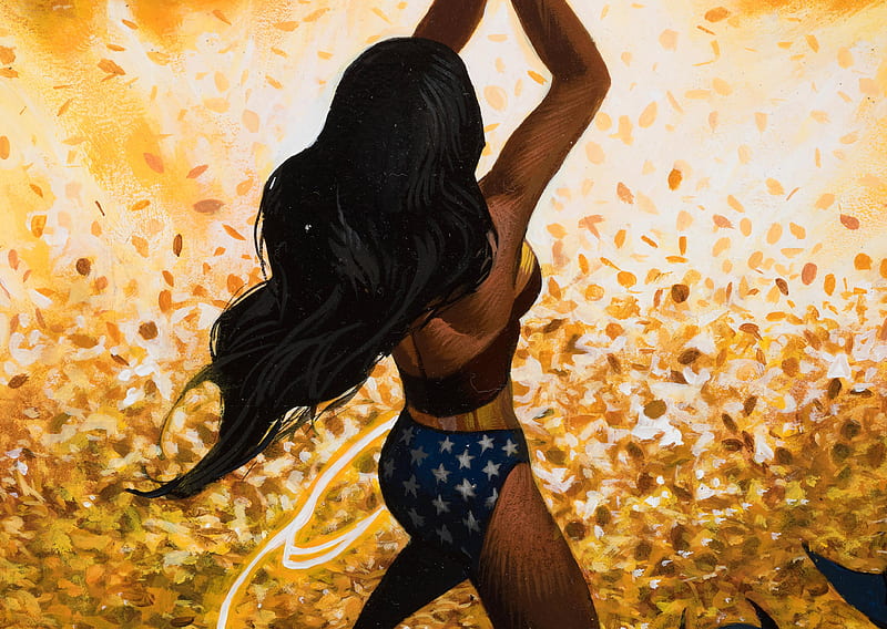 Wonder Woman Artwork, wonder-woman, super-heroes, artwork, artist, digital-art, HD wallpaper
