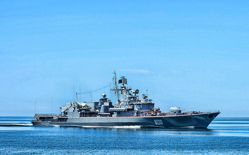 Getman Sagaidachny, frigate, guard ships, warships, Ukrainian Navy, HD wallpaper
